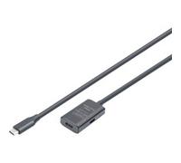 Digitus Câble d'extension USB actif USB-C femelle-mâle 5 m USB 3.2 Gen1 5 Gbit/s Noir