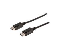 DIGITUS Câble DisplayPort - Full-HD 1080p/60Hz - 10m - avec verrouillage - Compatible avec PC, moniteur, carte graphique de jeu