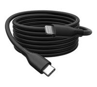 Digitus Câble Lightning USB-C vers Lightning 24 pin 2 m simple blindé Certifié MFI noir