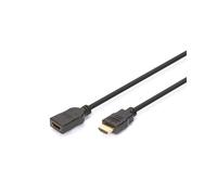 Digitus Câble Extension HDMI 2m Mâle/Femelle, HDMI Type A, 1920x1200, Cuivre, AWG30, Contacts Or, Blindage Magnétique, Compatible 3D & Ethernet