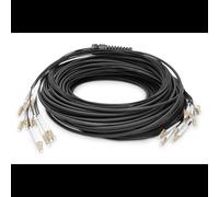 Digitus Câble Fibre Optique Breakout Pré-Confectionné 150m OM4 LC/LC 12 Fibres UPC U-DQ(ZN) BH LSZH 50/125µm Noir