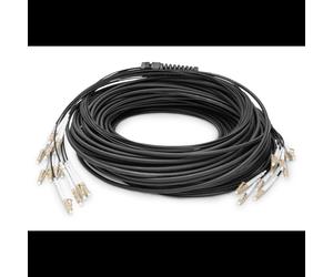 Digitus Câble Fibre Optique Breakout Pré-Confectionné 150m OM4 LC/LC 12 Fibres UPC U-DQ(ZN) BH LSZH 50/125µm Noir