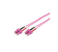 Digitus Câble Fibre Optique Multimode OM4 SC/SC Duplex 50/125µm LSZH 3m - Diamètre 3mm - I-VH - Conditionnement Sachet