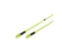 Digitus Câble Fibre Optique Multimode OM5 LC/LC Duplex 5m (50/125µm) LSZH, I-VH, Vert, Diamètre 3mm, Connecteurs Vitrocéramique