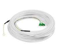 Digitus DK-3904LCA-30 fibre optique FO Câble de raccordement 30 m blanc 9/125 µ Singlemode