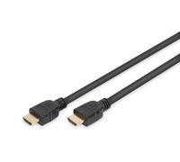 DIGITUS Câble HDMI - 5 m - UltraHD 8K 60 Hz - HDMI 2.1 - HDR, ARC, CEC | UHD 4K 120 Hz - Canal Ethernet - Pour téléviseurs, vidéoprojecteurs, écrans, consoles de jeux, PC - Noir