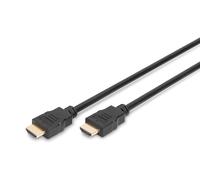 Digitus AK-330107-020-S Câble HDMI Haute Vitesse Ethernet 2m Noir Résolution 4K