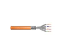 Digitus Câble Installation CAT 7 S-FTP 100m AWG 23/1 LSZH 1200MHz Dca-s2 d1 a1 PoE Ethernet 10GBit Orange