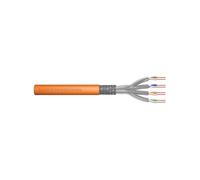 Digitus Câble Installation CAT 7 S-FTP 25m LSZH AWG23/1 1200MHz Cuivre Solide Dca-s2 d1 a1 Réseau 10GBase-T PoE Orange