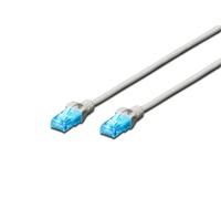Digitus DK-1512-100 RJ45 Câble réseau, câble patch CAT 5e U/UTP 10.00 m gris 1 pc(s)