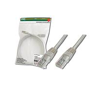 DIGITUS Câble LAN Cat 5e - 20m - RJ45 Câble réseau - U/UTP Non blindé - Compatible Cat-6 & Cat-5 - Gris
