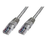 DIGITUS Câble LAN Cat 5e - 5m - RJ45 Câble réseau - U/UTP Non blindé - Compatible Cat6 et Cat5 - Gris