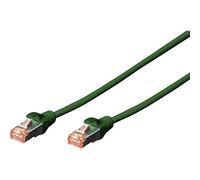 Digitus Cordon RJ45 Cat 6 S/FTP Cu LSZH AWG 27/7 0,5 m Vert