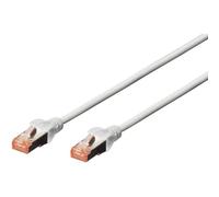 DIGITUS Câble LAN Cat 6 - 1,5 m - S/FTP blindé - Gris