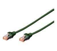 Digitus Câble réseau DK-1644-100/G RJ45 CAT6 S/FTP 10 m Vert sans halogène AWG 27/7