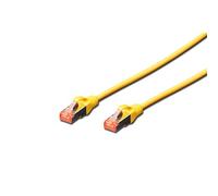 Digitus Câble réseau Cat 6 10 m - RJ45 S/FTP blindé - Compatible Cat6A et Cat7 - Jaune