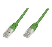DIGITUS Câble LAN Cat 6-1m - RJ45 Câble réseau - UTP non blindé - Compatible Cat-6A & Cat-5e - Vert