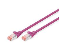 Digitus DK-1644-020/MG RJ45 Câble réseau, câble patch CAT 6 S/FTP 2.00 m magenta sans halogène, torsadé par paire 1 pc(s)