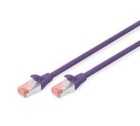 DIGITUS Câble LAN Cat 6-2m - RJ45 Câble réseau - S/FTP blindé - Compatible Cat 6A & Cat 7 - Violet