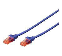 CAT 6, U-UTP patch cord, PVC AWG 26/7, length 5 m, color blue