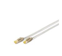DIGITUS Câble LAN Cat 7 - 0,5m - RJ45 Câble réseau - S/FTP Blindé - Cat 6A Connecteur Hirose TM31 - Gris