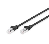 DIGITUS Câble patch, CAT6, RJ45 St/St, 10.0m, S-FTP, AWG 27/7, LSZH, noir