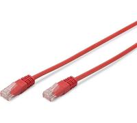 DIGITUS Câble patch Premium, Cat. 5e, U/UTP, 3.0 m, rouge