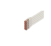 Digitus Câble Réseau CAT 6 S/FTP 10m Blanc, RJ45 Mâle-Mâle, Cuivre, LSZH, AWG 27/7, 250MHz, Compatible PoE+, ISO/IEC 11801, Paquet de 5