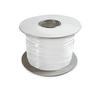 DIGITUS Câble téléphonique plat - 6 fils - 100 m sur tambour - AWG 26 - non blindé - CCA - pour systèmes modulaires ou TAE - blanc