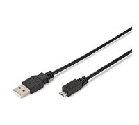 Digitus Câble USB 2.0 A vers Micro B 1 m mâle-mâle 480 Mbps Noir