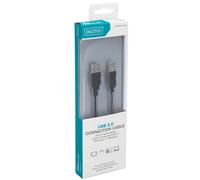 DIGITUS Câble USB 2.0 BASIC, connecteur USB-A - USB-B, 1,8 m