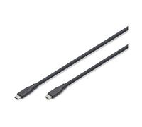 DIGITUS - Câble USB - 24 pin USB-C (M) pour 24 pin USB-C (M) - USB 4.0 (Gen3) - 48 V - 5 A - 50 cm - support 4K 120 Hz, support pour 8K60Hz,