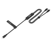 DIGITUS Câble USB-C 2 en 1 - Type C vers Type C - 1,8 m - 140 W - Power Delivery 3.1 - USB 2.0 480 Mbps - Câble de Chargement pour Ordinateur Portable, Tablette, Smartphone - Noir