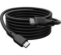 DIGITUS Câble USB-C - USB 3.2 Gen 2 - 1 m - Gaine en silicone flexible avec protection contre les pliures - Vidéo 4K 60 Hz - Jusqu’à 10 Gbit/s - Noir