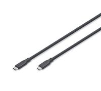 Digitus Câble USB en silicone, USB 5Gbps, 2m, noir