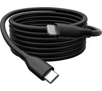 Digitus Câble USB USB 2.0 Connecteur Lightning , USB-C® mâle 2.00 m noir flexible, très flexible, avec USB, silicone, excellente tenue au vieillissement,