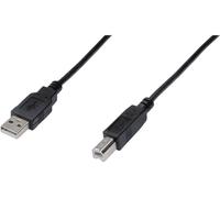 Digitus Câble USB USB 2.0 USB-A mâle, USB-B mâle 3.00 m noir AK-300102-030-S