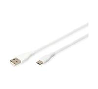 DIGITUS - Câble USB - USB (M) pour 24 pin USB-C (M) - USB 2.0 - 1 m - blanc