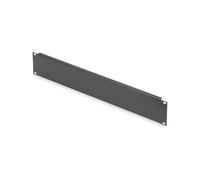 Digitus Cache 19" 2U Noir DN-19-BPN-02-SW pour Armoire Réseau : 483mm x 88mm x 12mm, Acier, Amélioration Flux d'Air, Montage Facile