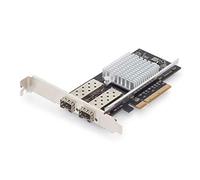 DIGITUS Carte E/S - PCIe - SFP+ Carte réseau - 2 Ports - 10 Gigabit Ethernet - 10 Gbit/s - PCI-Express
