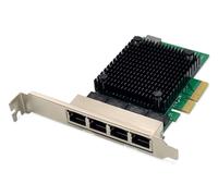 Digitus Carte réseau 4 ports 2,5 Gigabit Ethernet, RJ45, PCI Express, chipset Realtek