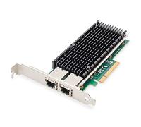 DIGITUS Carte réseau pour serveur 10 Gigabit Ethernet - 2 ports RJ45 - NIC - Intel X540 BT2 - 10/100/1000/10000 Mbps