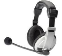 DIGITUS Casque micro Stereo multimedia, noir / argent G