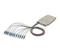 Digitus Cassette d'épissure fibre optique A-96933-02-UPC - 12x LC OS2 prémontée - Blanc pur