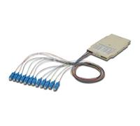 Digitus Cassette D'épissure Avec 12 Raccords Flexibles, Prémontée, Sc, Om4