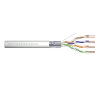 DIGITUS Câble réseau Cat 5e F-UTP 305 m – 100 MHz AWG24/1 PVC Eca Compatible PoE Gris