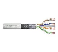 Digitus Câble réseau Cat-6 non assemblé 100 m SF-UTP LSZH Compatible PoE+ Gris