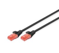DIGITUS CAT 6 U-UTP Patch Cable, 3m, Network LAN DSL Ethernet Cable, LSZH, Coppe