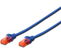 DIGITUS CAT 6 U/UTP Patchkabel - LSZH, 10m, blau