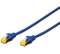 DIGITUS CAT 6A S/FTP Patchkabel, 5m, blau